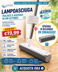 Lampoasciuga – Il Mocio Innovativo che Lava e Asciuga in un Attimo ✨