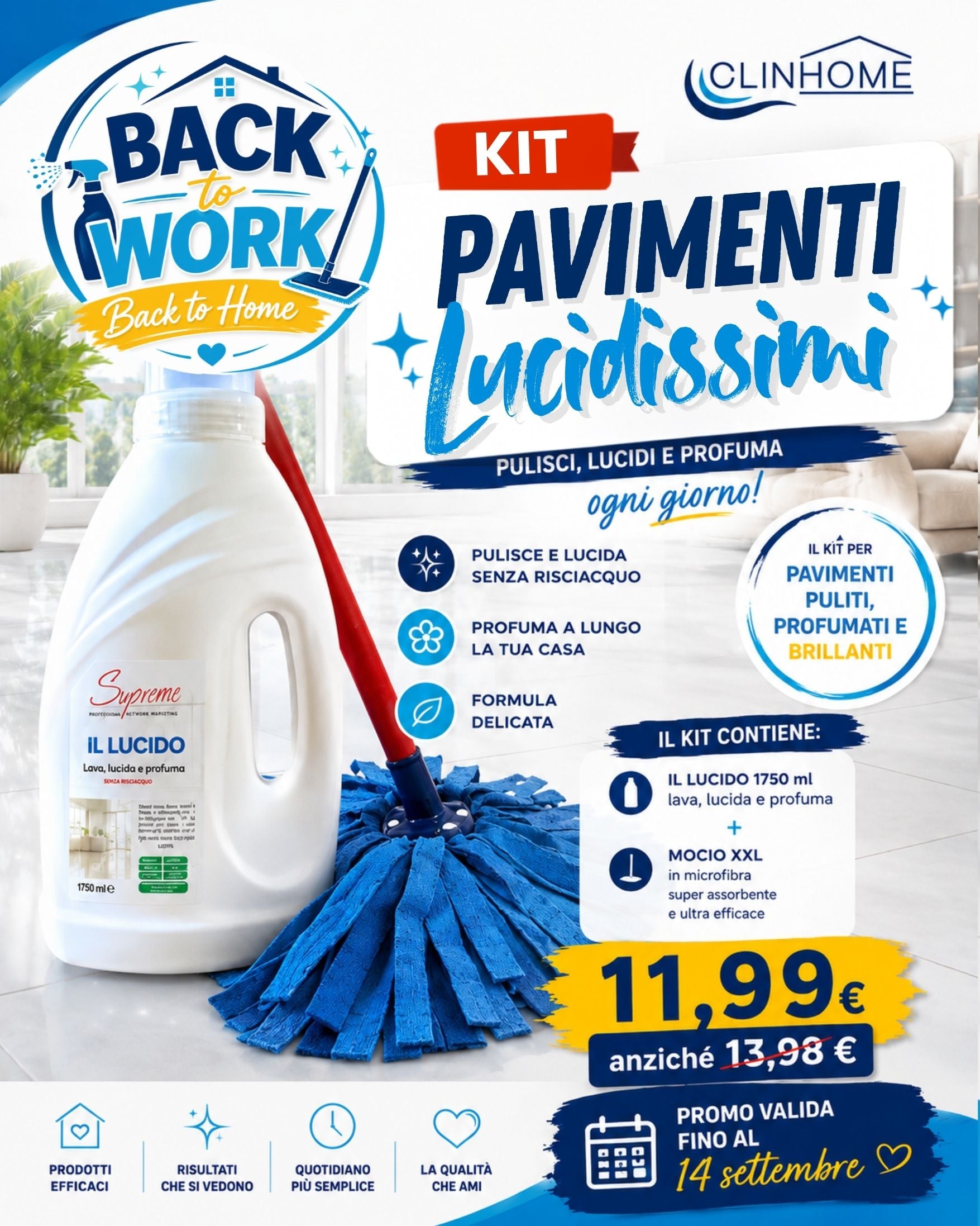 🧹 KIT PAVIMENTI LUCIDISSIMI