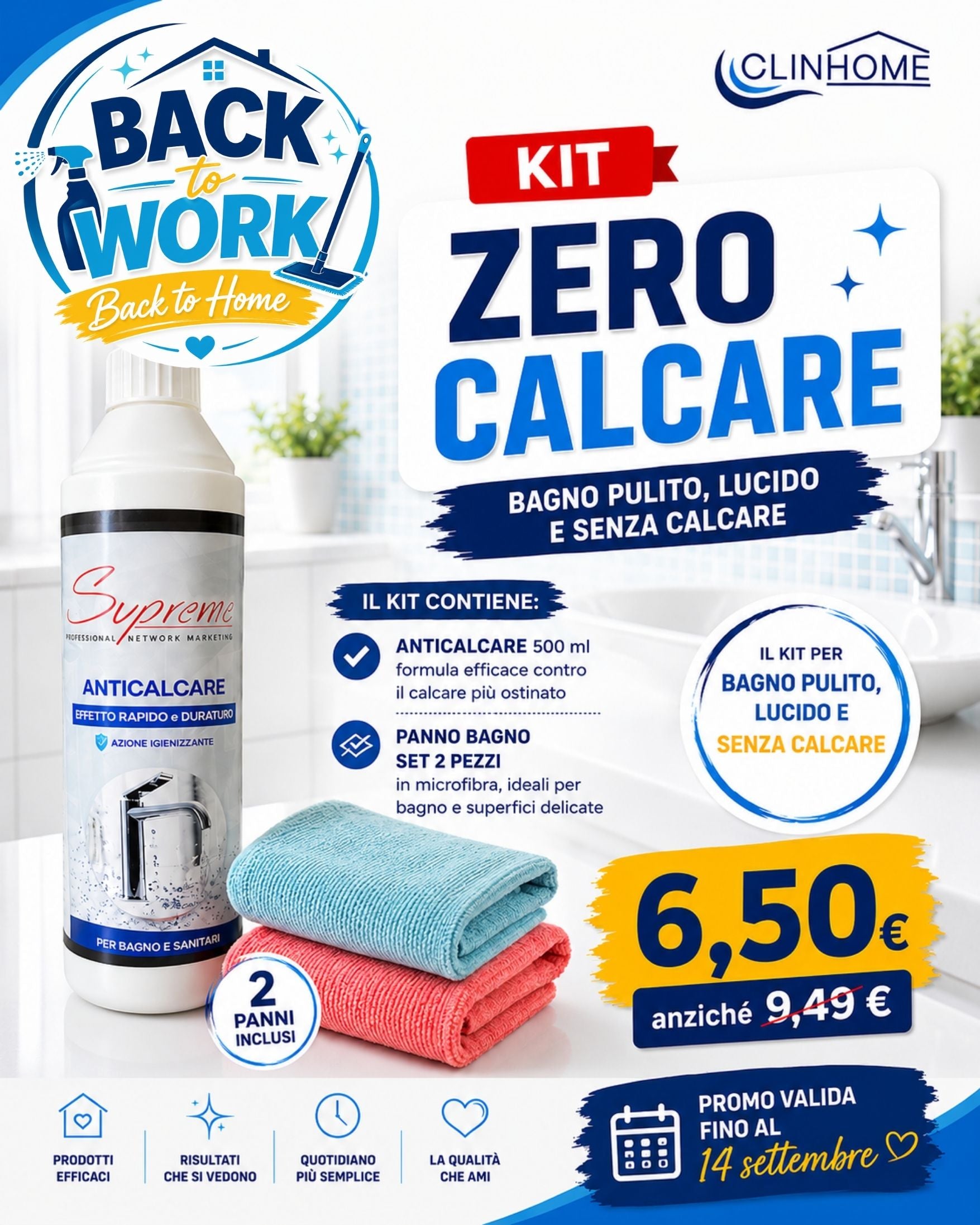 🚿 KIT ZERO CALCARE