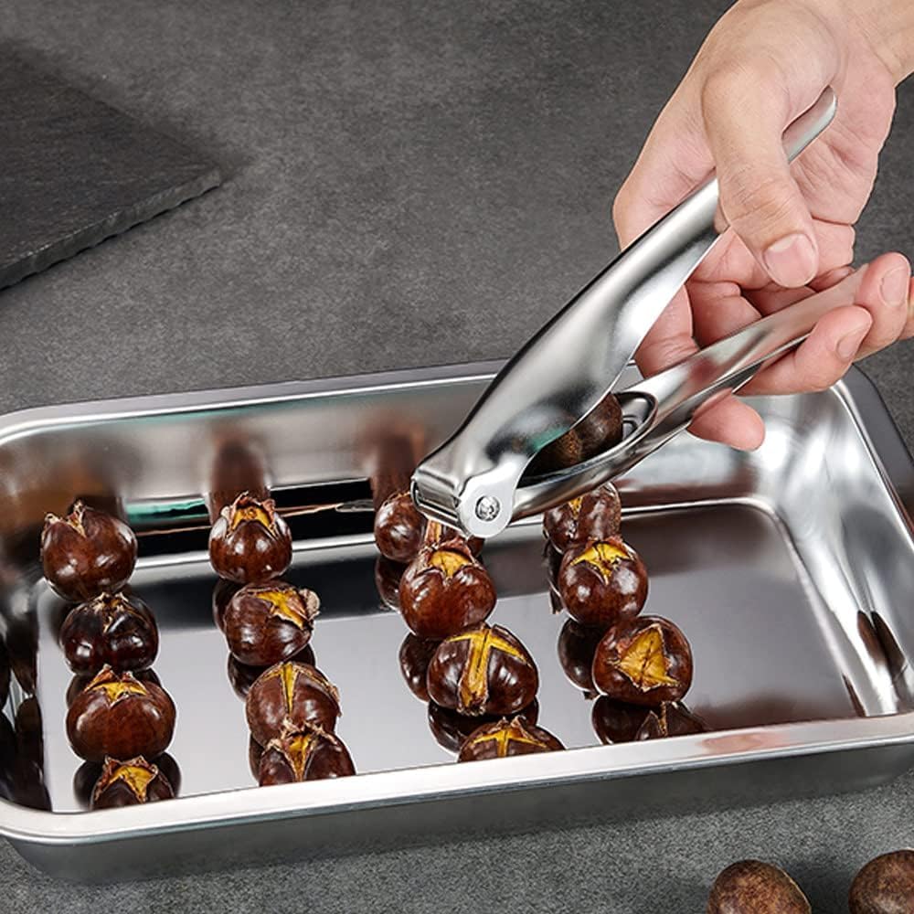🌰 Tagliacastagne in Acciaio Inox – Taglio a Croce