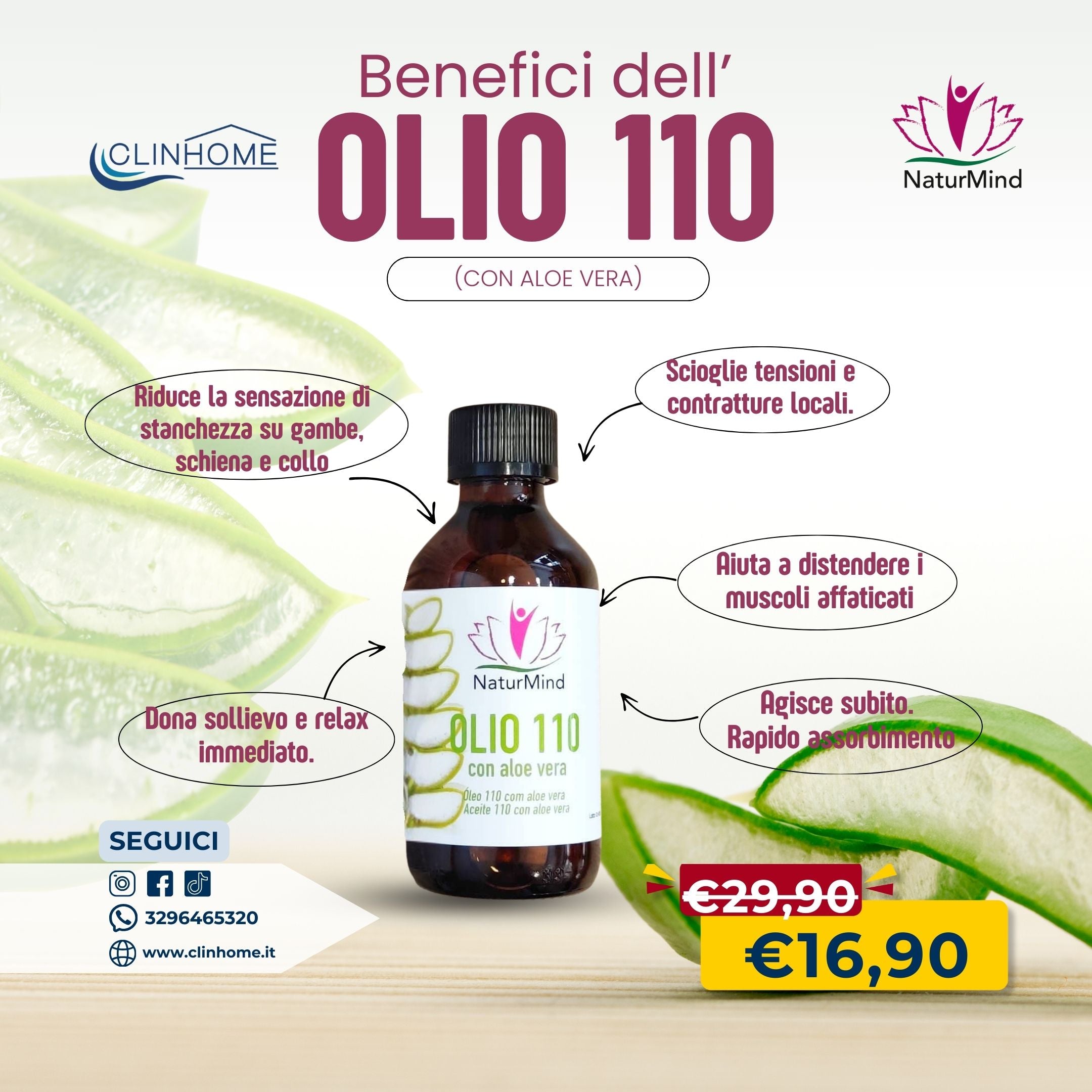 Olio 110 con Aloe Vera 🌱