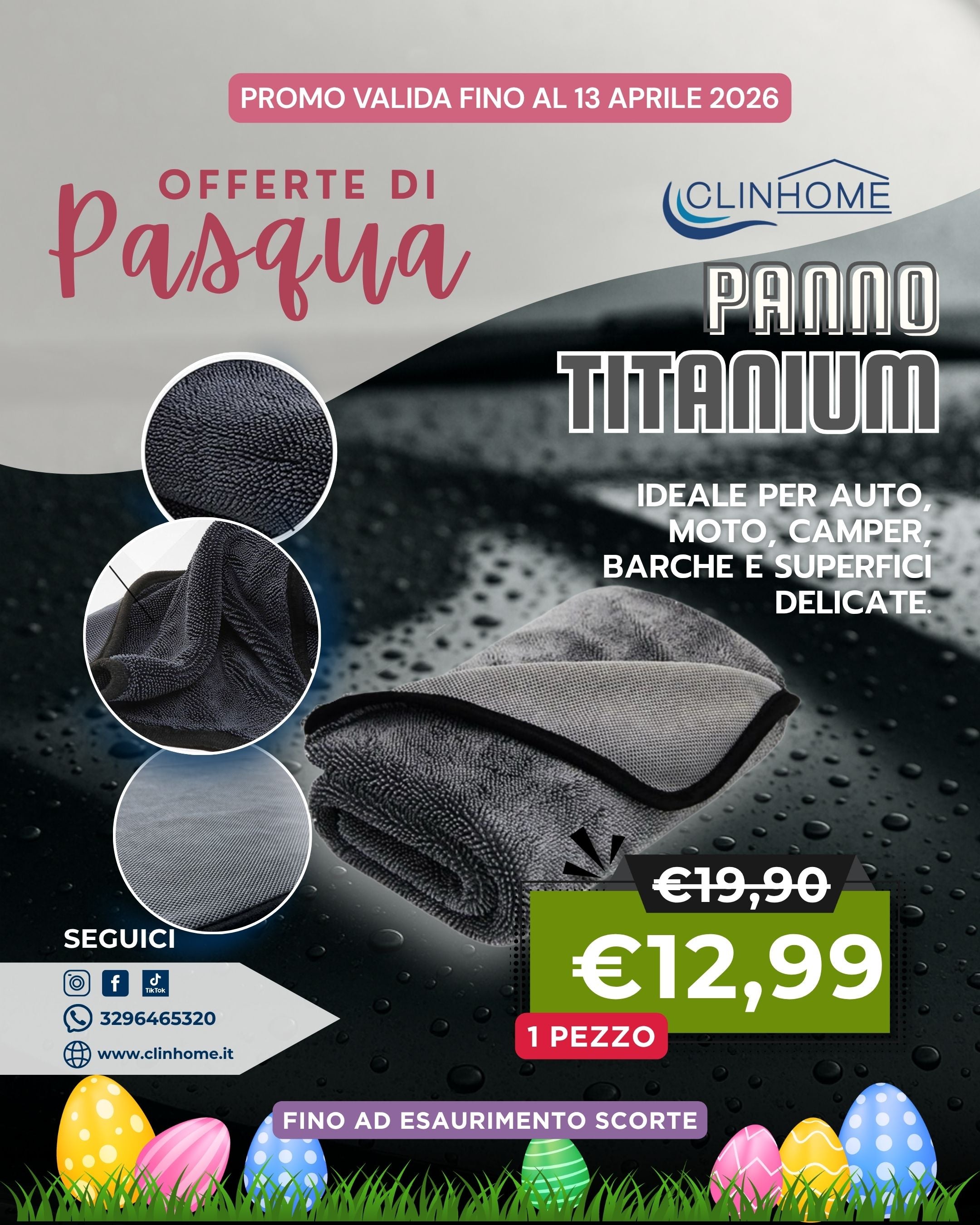 Panno Titanium Ultra-Assorbente