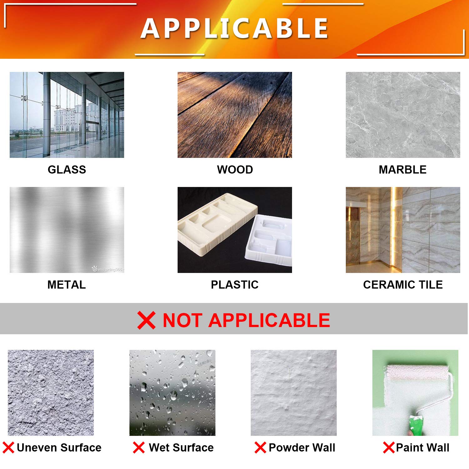 Nano Tape -Nastro Biadesivo Super Aderente e Riutilizzabile