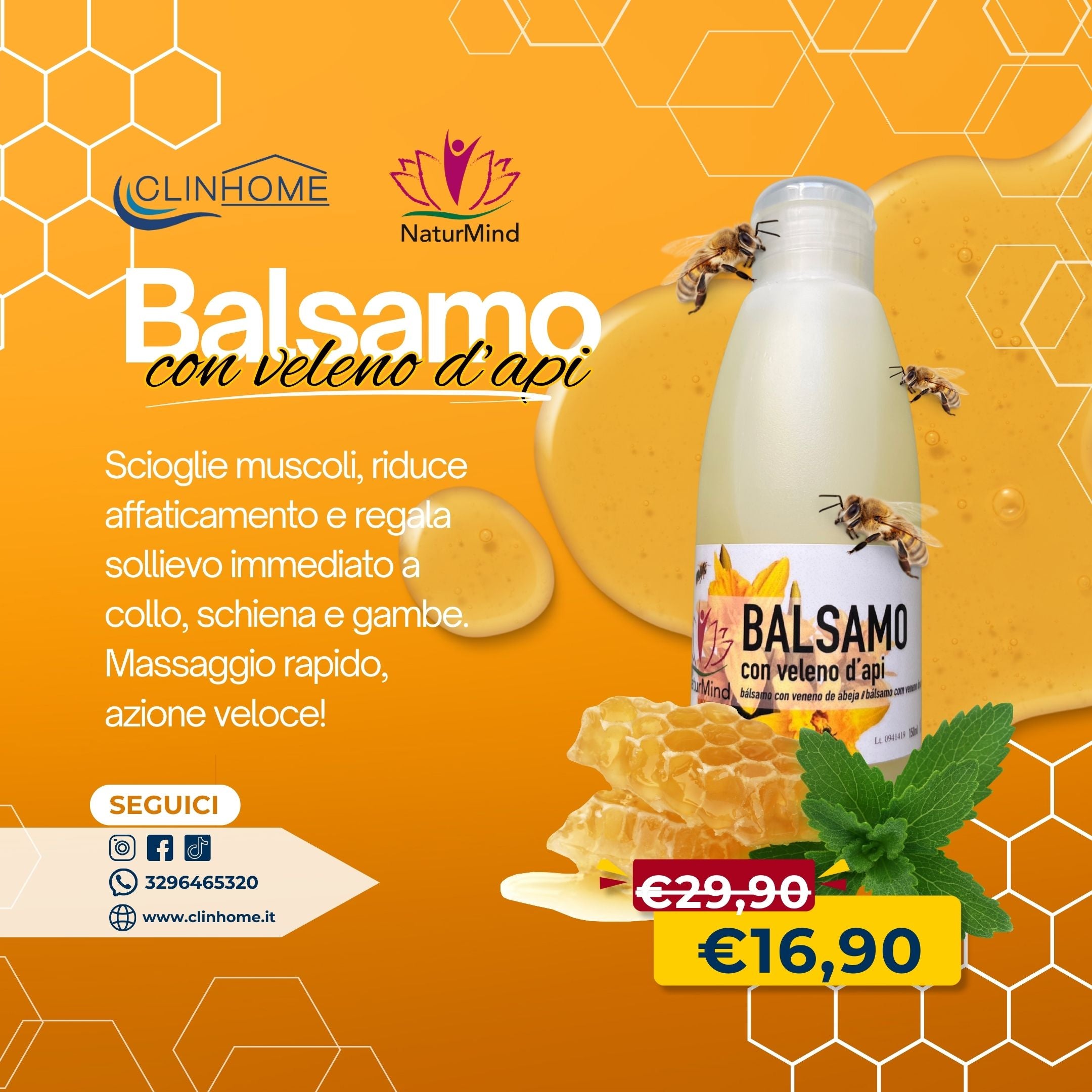 🐝 Balsamo con Veleno d’Api
