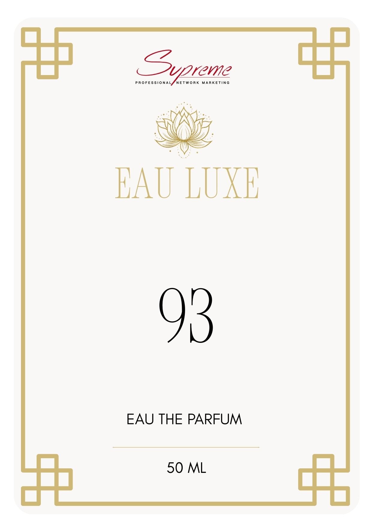 EAU LUXE SUPREME – Profumo equivalente