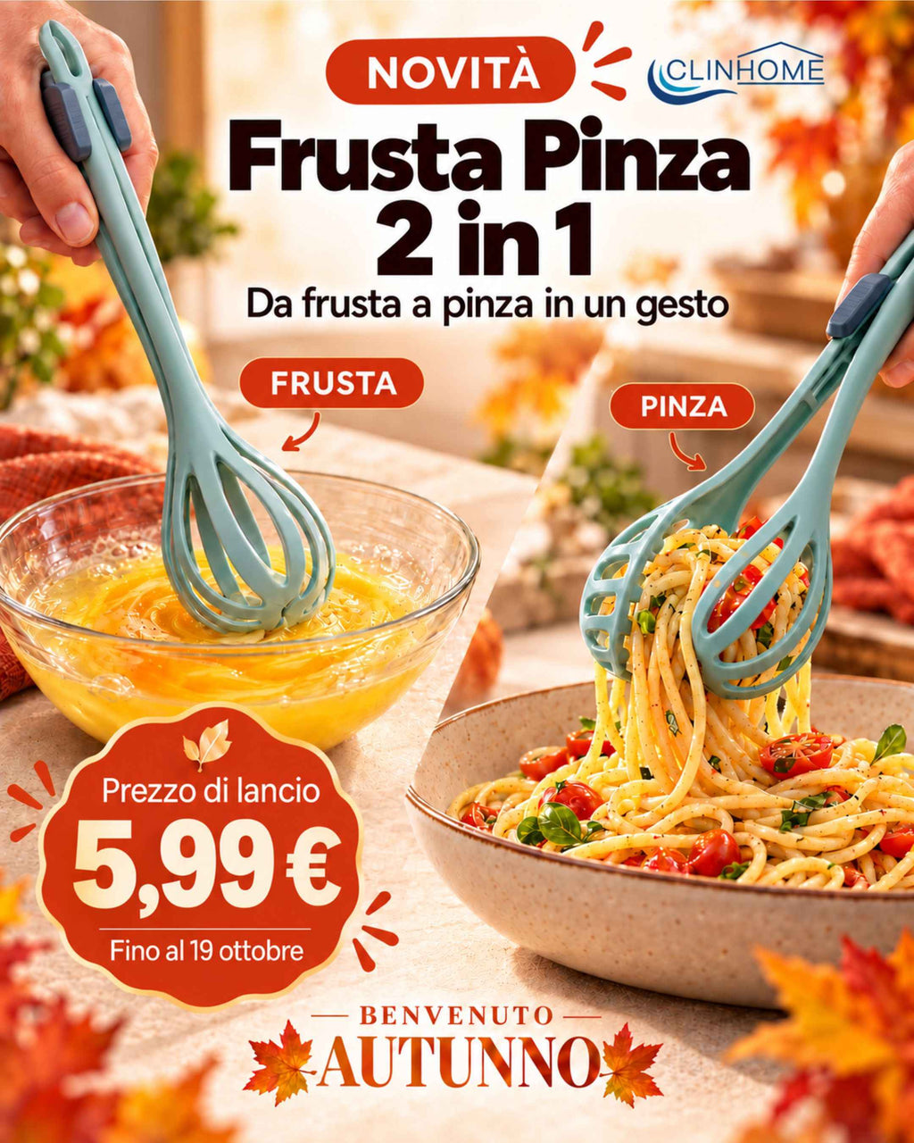 Frusta Pinza 2 in 1