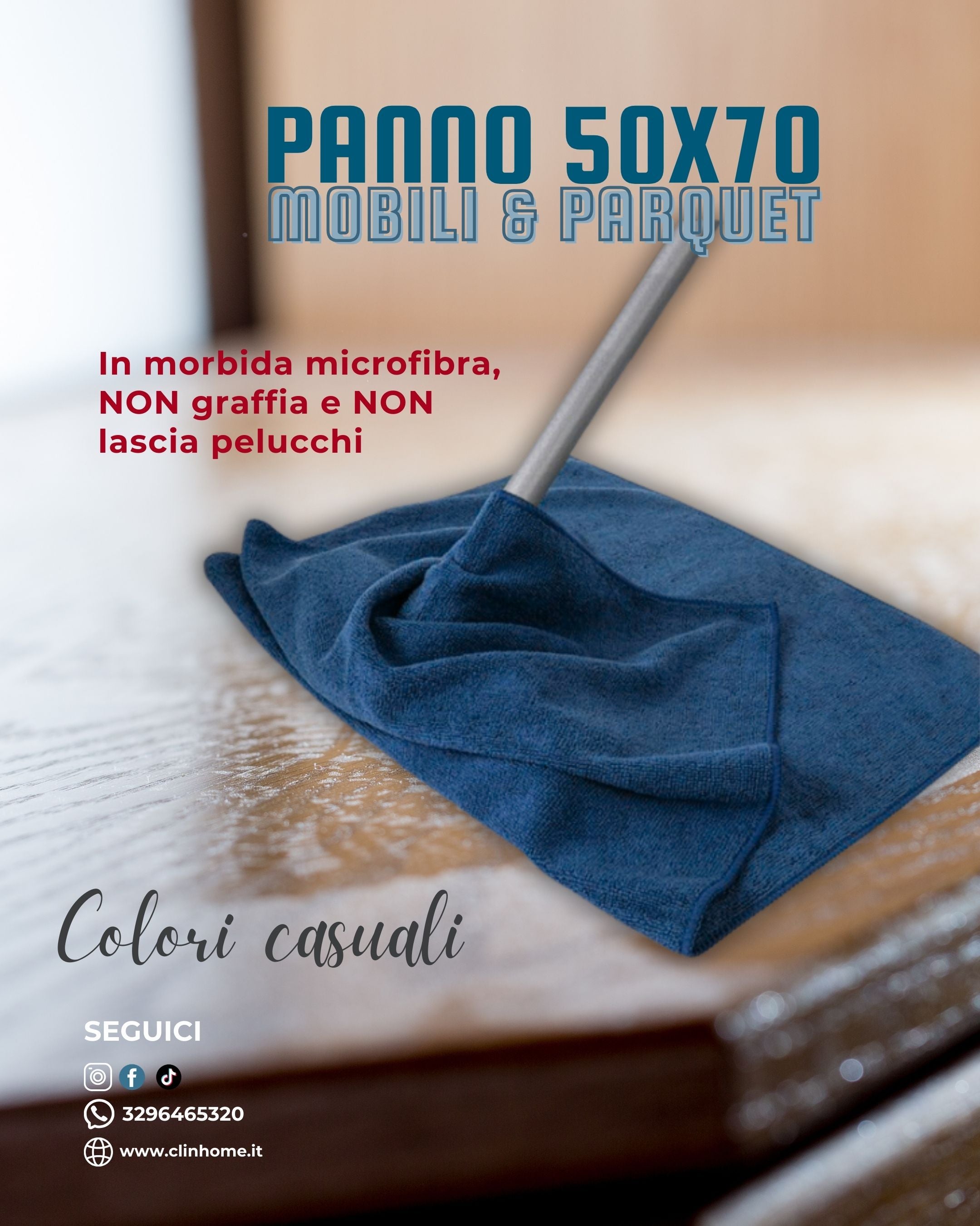 🪵 Panno Mobili e Parquet 50x70