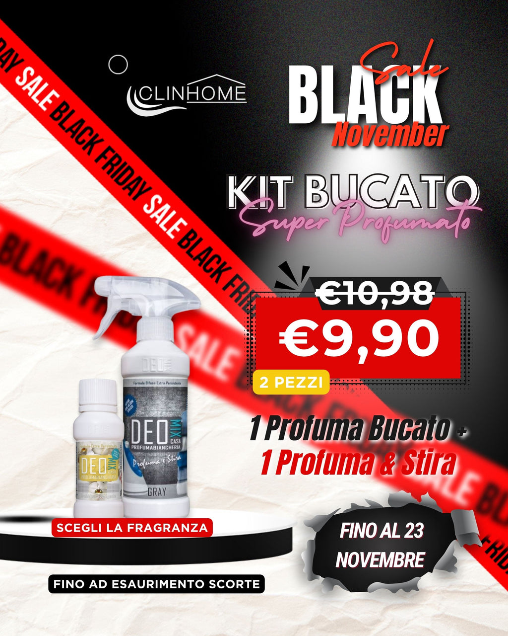 🌸 Kit Bucato Profumato (Black November)