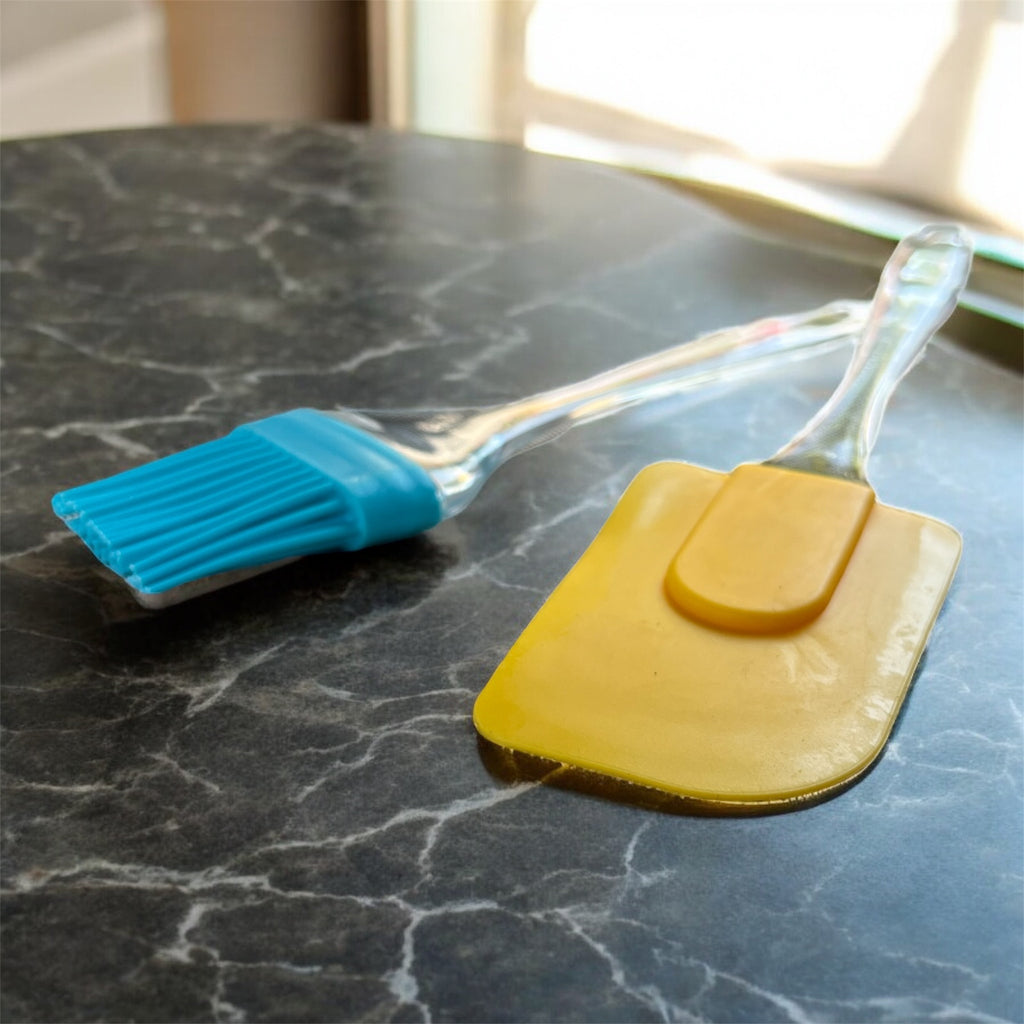 Set Spatola e Pennello in Silicone