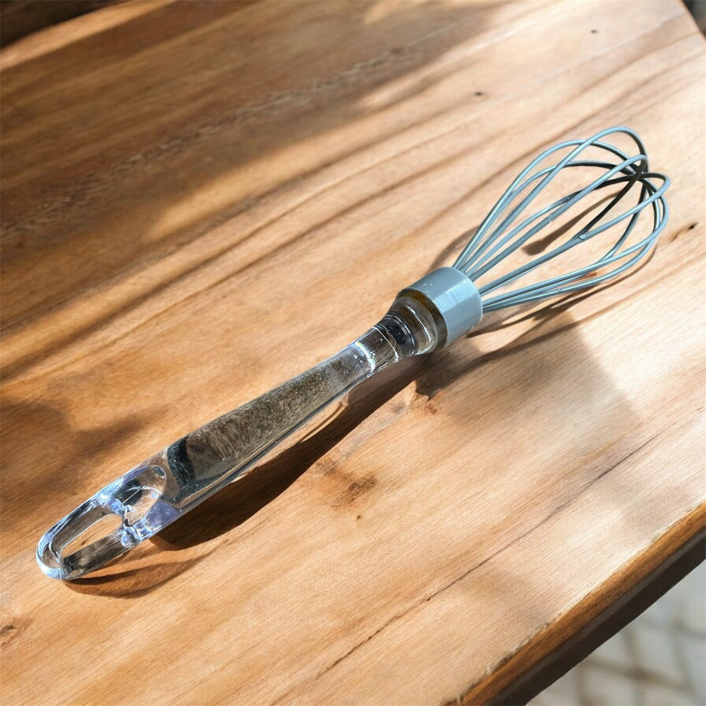 Frusta in Silicone con Manico Trasparente