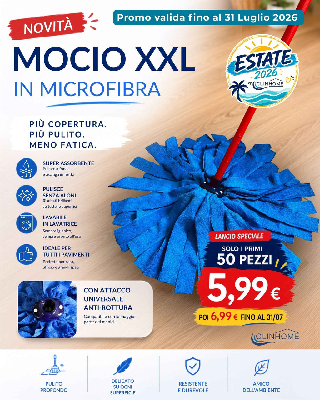 Mocio XXL in Microfibra